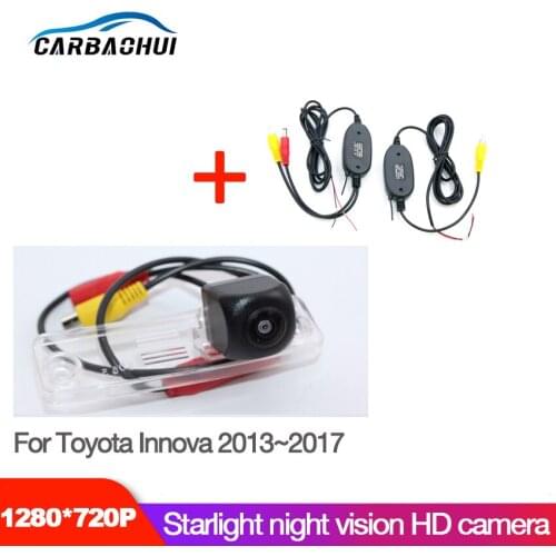 Car Rear View Reverse Backup Camera For Toyota Innova 2013~2017 HD Night Vision Waterproof high quality car Backup Camera