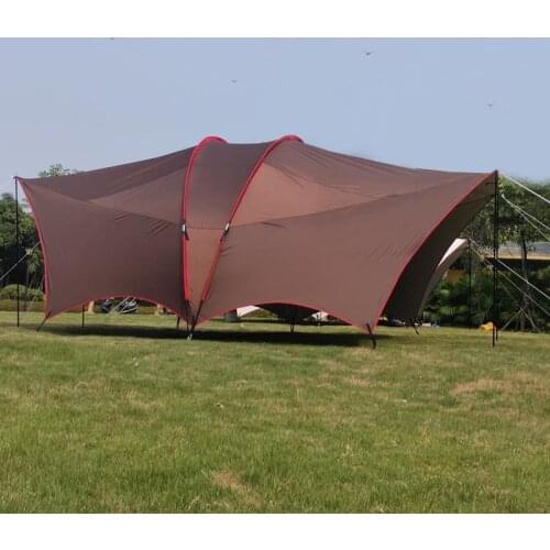 Large Habib outdoor rain-proof and sunshade multifunctional living room tent with large spacce Habi family party camping tent
