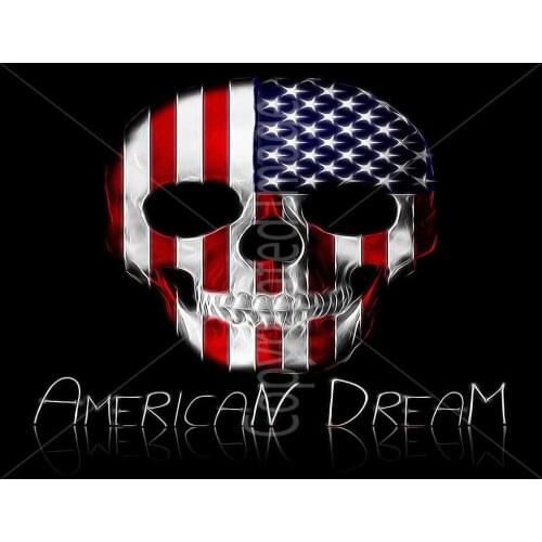 AMERICAN DREAM LARGE METAL TIN SIGN POSTER