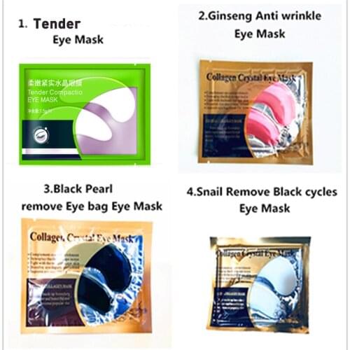 8Pc=4Pair Rose Eye Mask Patches Under The Eyes Bag Dark Circles Anti-Wrinkle Serum Repair Eye Cream