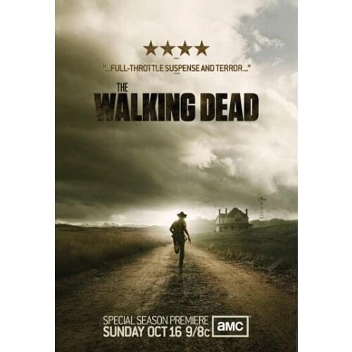 Walking dead Zombie Movies Painting quality Movie Reying Home Art Decor living posters wall art canvas painting No Frame