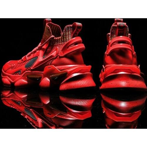 Classic Sneakers Summer Knitting Breathable Running Shoes for Men Sport Shoes Reflective Mesh Walking Jogging Shoes Zapatillas