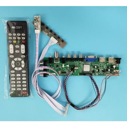 Kit For LP156WD1-TLB2/LP156WD1-TLD1 VGA LED HDMI digital TV LVDS USB AV 40pin Signal controller board WLED 1600X900 DVB-T remote
