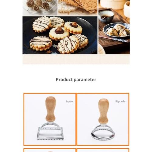 Pasta Hand-Cutting Embossed Dumpling Embossing Machine Cuisine Gadget Kitchen Accessories Kitchenware Home Gadgets