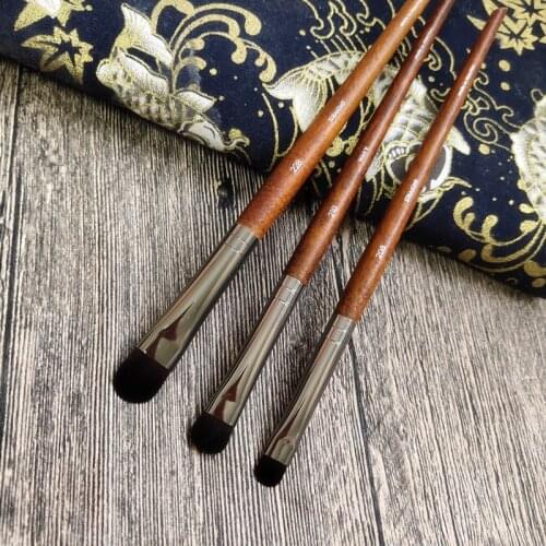 Fashion Perfect Combination Makeup Brush Set 3Pcs Eyeshadow Nasal Shadow Concealer Brush Eye Patch Theatre Makeup
