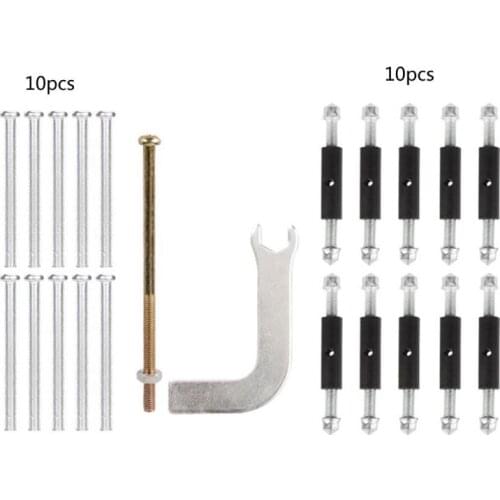 10 Pairs 86 Type Wall Switch Cassette Lower Case Damage Repair Tools Adjustable Length Bracket Rod Lever Socket Screw