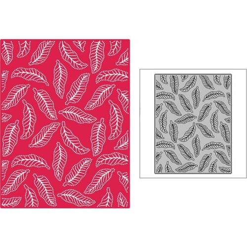 New DIY Dotted Lazy Leaves Background Panel 2021 Metal Cutting Dies for Scrapbooking and Card Making Embossing Craft No Stamps