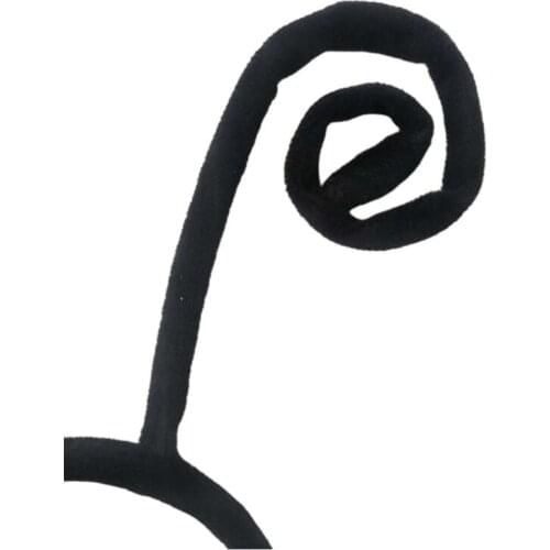 Novelty Adult Kids Long Ant Antenna Headband Insect Bug Black Velvet Hair Hoop Halloween Cosplay Costume Party Favors