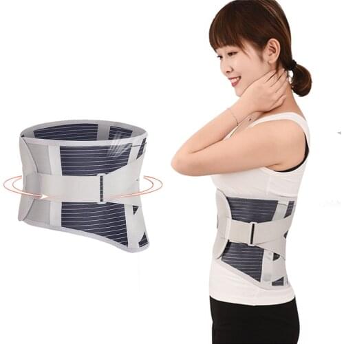 Orthopedic Tourmaline Self-heating Magnetic Steel Plates Waist Support Belt Men Women Lumbar Support Back Brace Belt