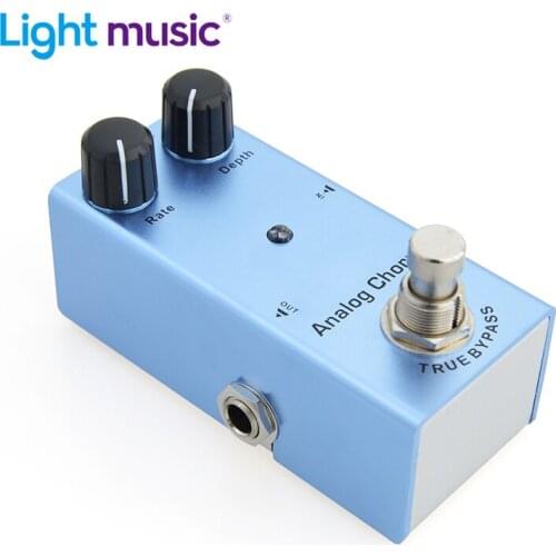 Electric Guitar Pedal Analog Chorus Rate/Depth Knob Chorus Mini Single Type Effect Pedal DC 9V True Bypass Guiar Parts