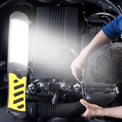 Portable Hangable Super Bright Rechargeable Safety LED Emergency Work Light 80 LED Magnetic Car Inspection Repair Handheld Lamp