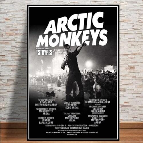 Posters and Prints Arctic Monkeys Music Band Quote Poster For Room Home Decor Wall Art Picture Canvas Painting