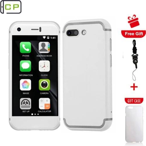 Soyes 7S Unlocked Mini Android Smart Cell Phone With Plastic Body 2.54" HD Screen Quad Core 1GB RAM 8GB ROM 5.0MP 2 SIM GOOGLE