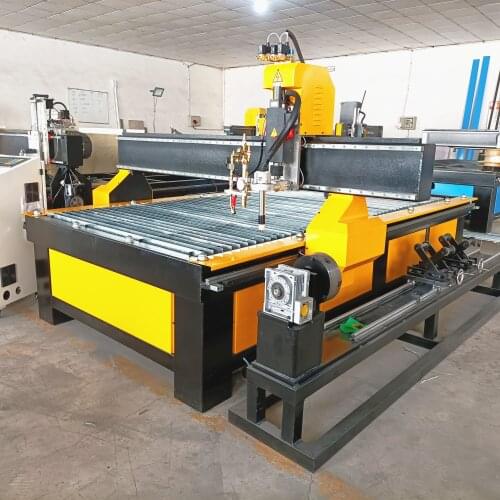 Best Manufacturer CNC Plasma Cutting Machine Cutter 1325/1530/2030/2060 CNC Plasma Flame Combined Metal Cutting Machine