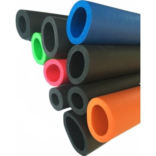 Orange 32/36MM(ID)44/48(OD) 1M Fitness Equipment Handle Bars Thermal Insulation Pipe Sponge Foam Rubber Tube