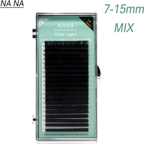 All size,5 cases ,J B C D curl,7~15mm MIX ,20rows/tray, mink eyelash extension,natural eyelashes,individual false eyelash