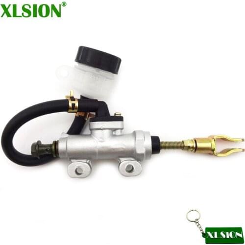 XLSION Rear Foot Brake Master Cylinder Pump With Reservoir For 50cc 70cc 90cc 110cc 125cc 150cc 200cc 250cc Chinese ATV Quad