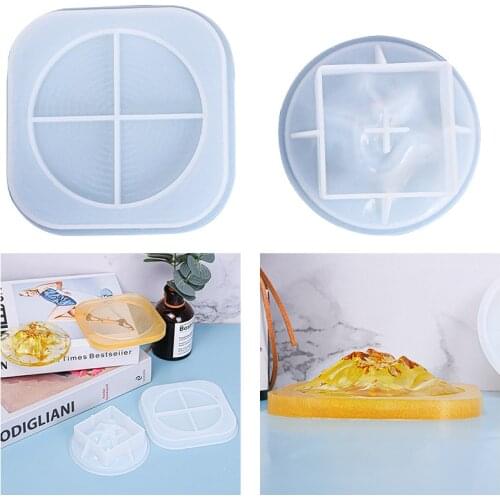 1set Mountain Shape Ornaments Silicone Mold DIY Home Decoration Crafts Epoxy Resin Mould Handmade Soap Making