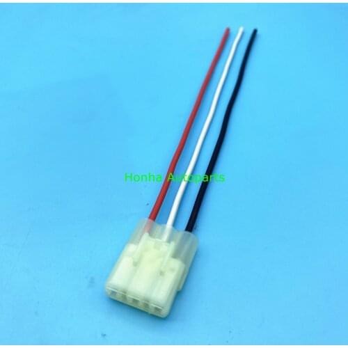 Free Shipping 20/50/100pcs 3 Pin Female Power Battery Oil Pump EFI locomotive Connector 6187-3801 6180-3451 wire harness