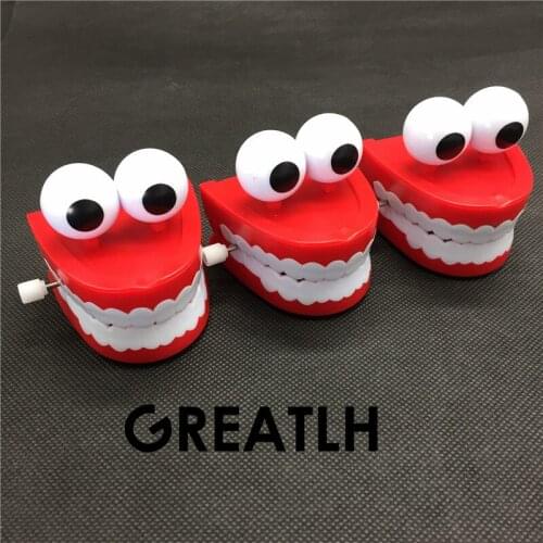 3pcs Toys wholesale Creative Dental Gift Children Dental wholesale spring Plastic Toys Jump Frog