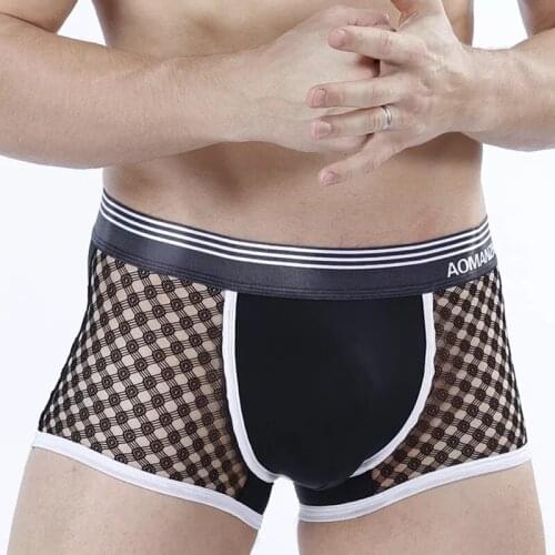 3pcs High-end Cotton Boxer Mens Underwear Trendy Masculine Mens Underwear Classic Style 10 colors Free Shipping Exotic