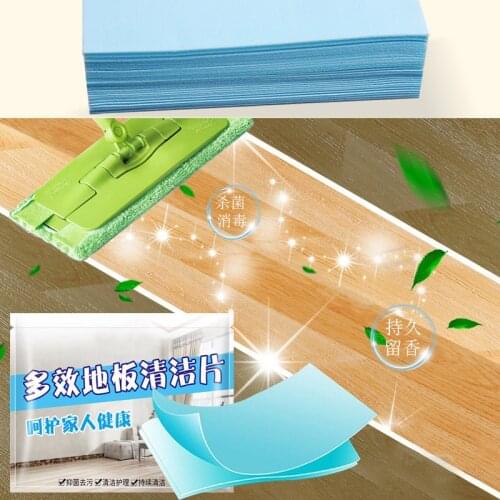 30 Tile Floor Cleaning Slice Dissolvable Paper Sheet Household Cleaner Tablets Portable Dust Stains Remove Dirt for Home Kitchen