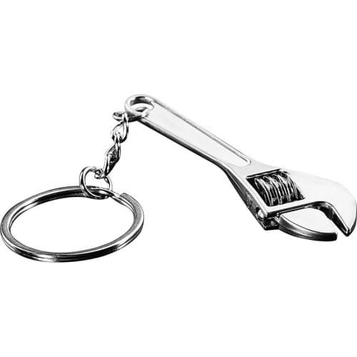Car Key Rings Creative Tool Style Wrench Spanner Key Chain Car Bag Keyring Metal Keychain Gift