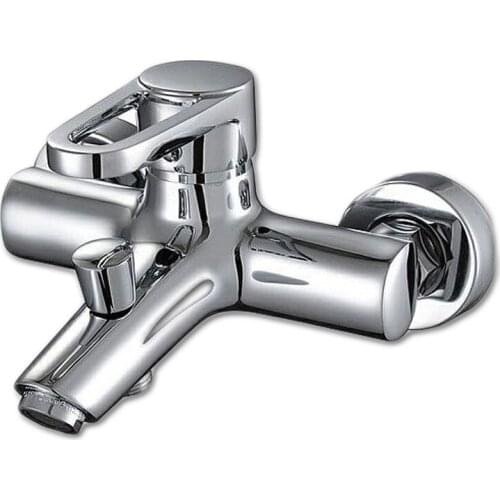 Free shipping Popular dual hole shower faucet with single handle dual holes bathroom shower tap or bathtub tap