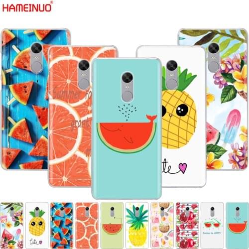 HAMEINUO Summer fruit I love summer Cover phone Case for Xiaomi redmi 5 4 1 1s 2 3 3s pro PLUS redmi note 4 4X 4A 5A