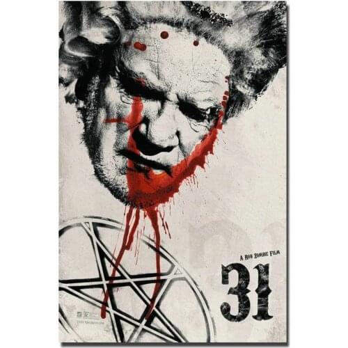 026 A Rob Zombie Film 31 Poster 041 Wall Silk Cloth Poster Art Decoration Gift