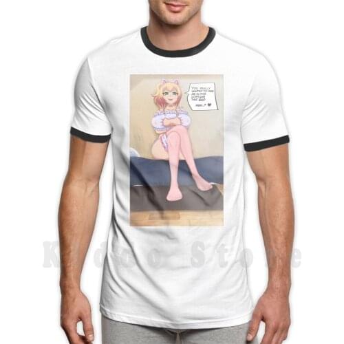 Yame Yukana Kitty T Shirt Diy Big Size 100% Cotton Hajimete No Gal Ecchi Anime Yame Yukana Yame Gyaru Kinky Hentai Waifu Neko