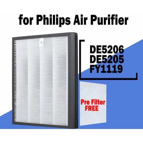 FY1119 True HEPA filter Replacement for Philips Air Purifier DE5206 DE5205 Dehumidifier PM2.5 PM0.3