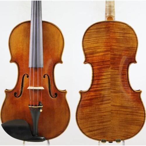 Italy Oil Varnish!A Great Stradivari Messiah Style 4/4 Violin!Master Tone!, EMS Free shipping