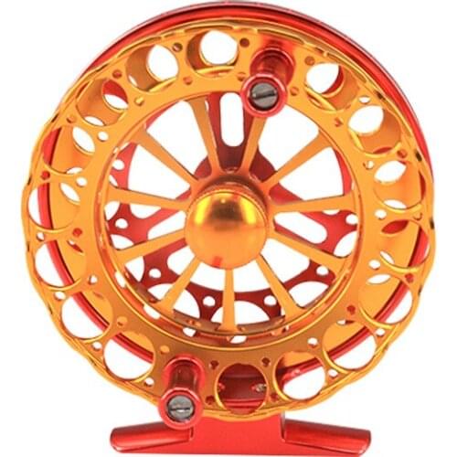 Fly Fishing Reel All Metal CNC 1:1 Speed No Braking 2 Bearings F90 Lightweight 90g