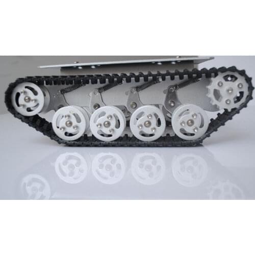 Official smarian Metal Robot Tank Chassis Caterpillar Suspension SINONING TS100 New Design for arduino Diy Tracked Crawler Cat