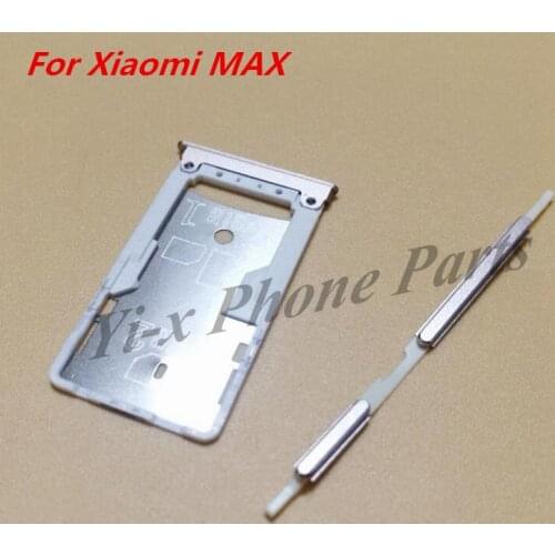 1Set New Side Power Volume Buttons + SIM Card Tray Holder for Xiaomi MI MAX Housing Case Key Replacement Part