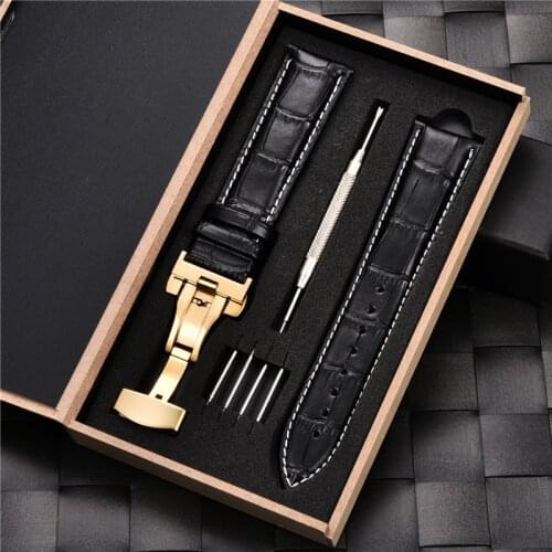 New 16 18 20 22 24mm Genuine Leather Watchband For Samsung Galaxy Gear S3 Watch Band Strap for Galaxy Watch Active 42mm 46mm