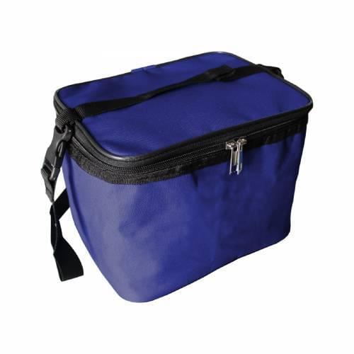 Portable lunch dark blue bag folding insulation picnic ice pack food thermal bag drink carrier insulated bags food delivery bag