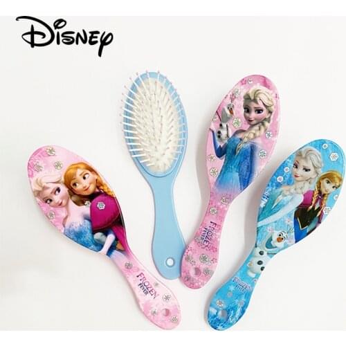 Disney Frozen Sofia Princess Elsa Anna Minnie Princess Girl Combs Cute Massage Comb Mickey Cartoon Comb Toys For Children Gifts