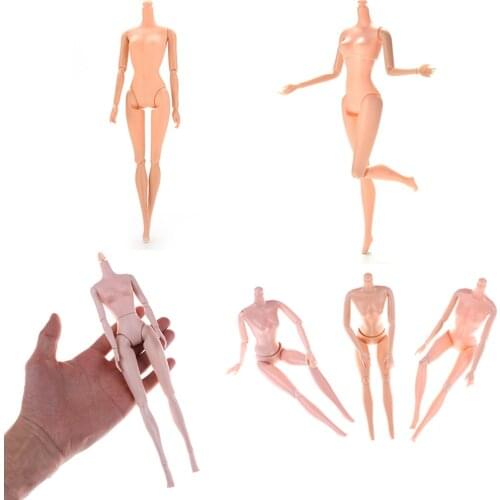 Multi Styles Pick DIY Movable Nude Naked Doll Body For Doll House DIY Body Without Head Children Gifts Learning Toys