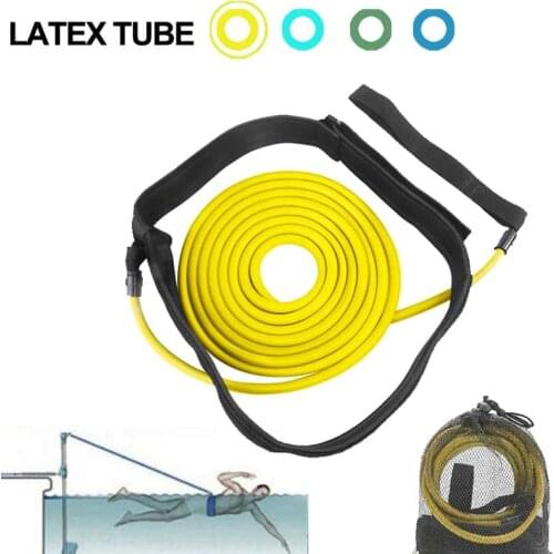 3/4M Adjustable Harness Swim Training Resistance Belt Safety Rope Swimming Pool Tool Swimming Exerciser Safety RopeSwim Training