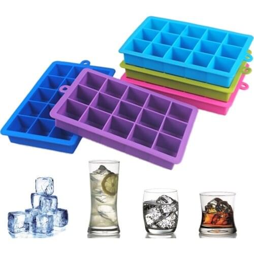 High-Class Silicone Ice Cube Tray Ice Block Tubs Ice-Sucker Cool DIY Making Moulds Box Freezing Boxes Ice-Pop Molds