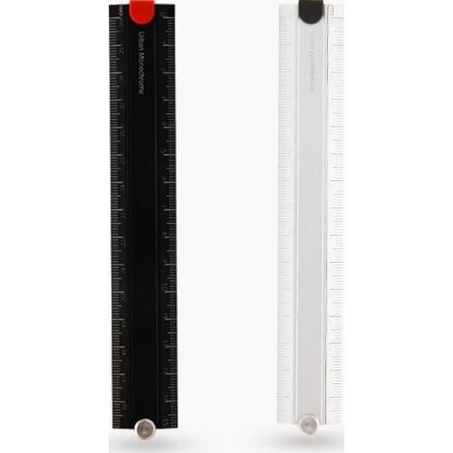 Japan Kokuyo CLUW30 Folding Ruler 15 /30 Cm Aluminum Metal Folding Ruler Laser Engraving 1PCS