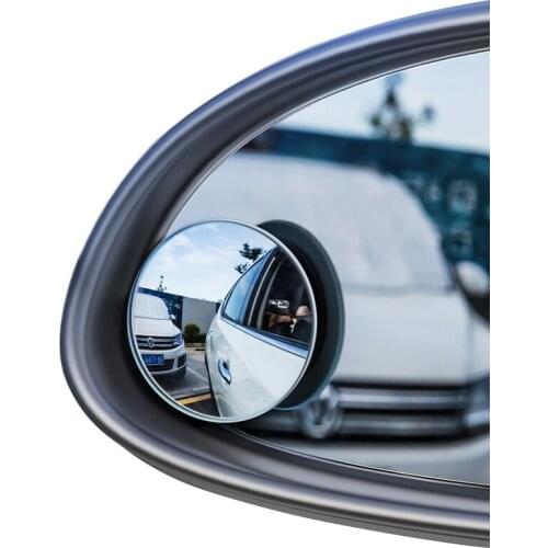 Zq Rearview Mirror Small round Mirror Car Reversing Rearview Mirror 360 Degrees Multifunctional