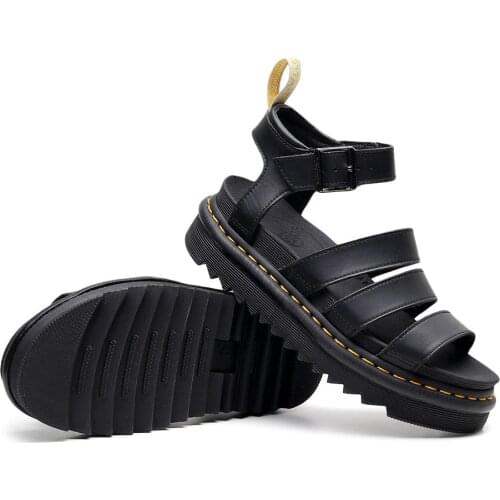 Similarfree Women Sandals Martin Slippers Real Leather Ins Fashion Breathable Female Sandals Ladies Shoes Plus size 35-44 Sandal