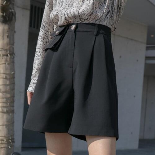 High waisted shorts for women summer loose short feminino