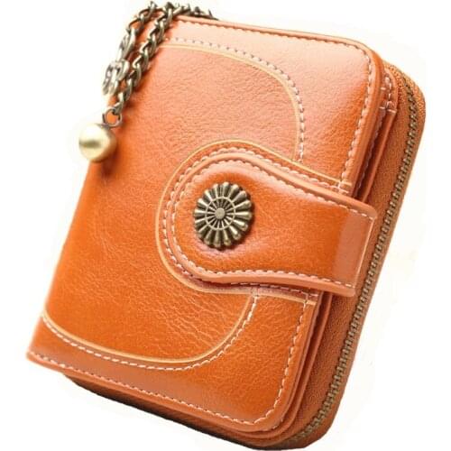 2020 High Quality Womens Wallet PU Leather Short wallet for women Big capacity with Coins Pocket and Card Holder Ladies Purse