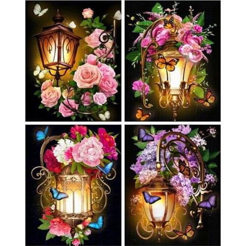 Zooya 5D Diy Diamond Painting Flowers Diamond Embroidery Full Set Picture Of Rhinestones Home Decoration Cross Stitch Kits Jq261