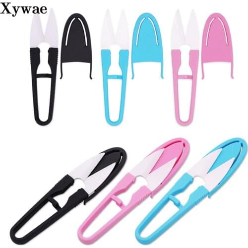 1Pcs Ceramics Thread Yarn Cutter Sewing Scissors Cute Fishing Shears Cross Stitch Embroidery Scissor Needlework and Handicrafts