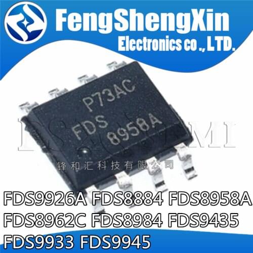 10pcs/lot FDS8958A SOP-8 FDS8958 8958A P-Channel PowerTrench MOSFET